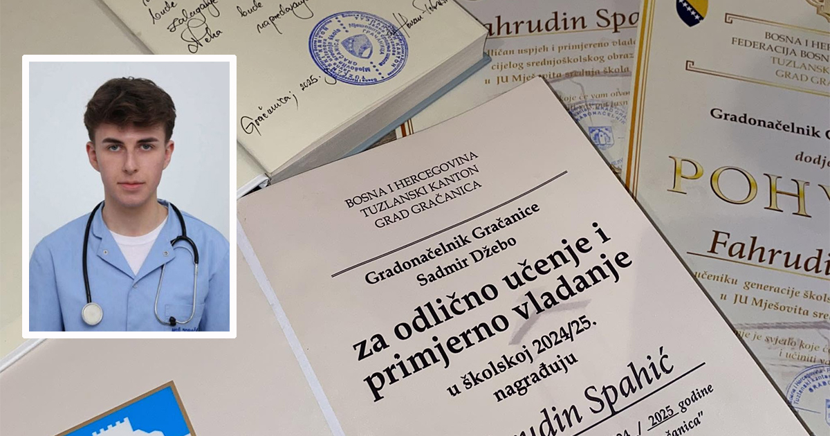 Mladi genijalac iz BiH: Fahrudin Spahić primljen na pet koledža u SAD