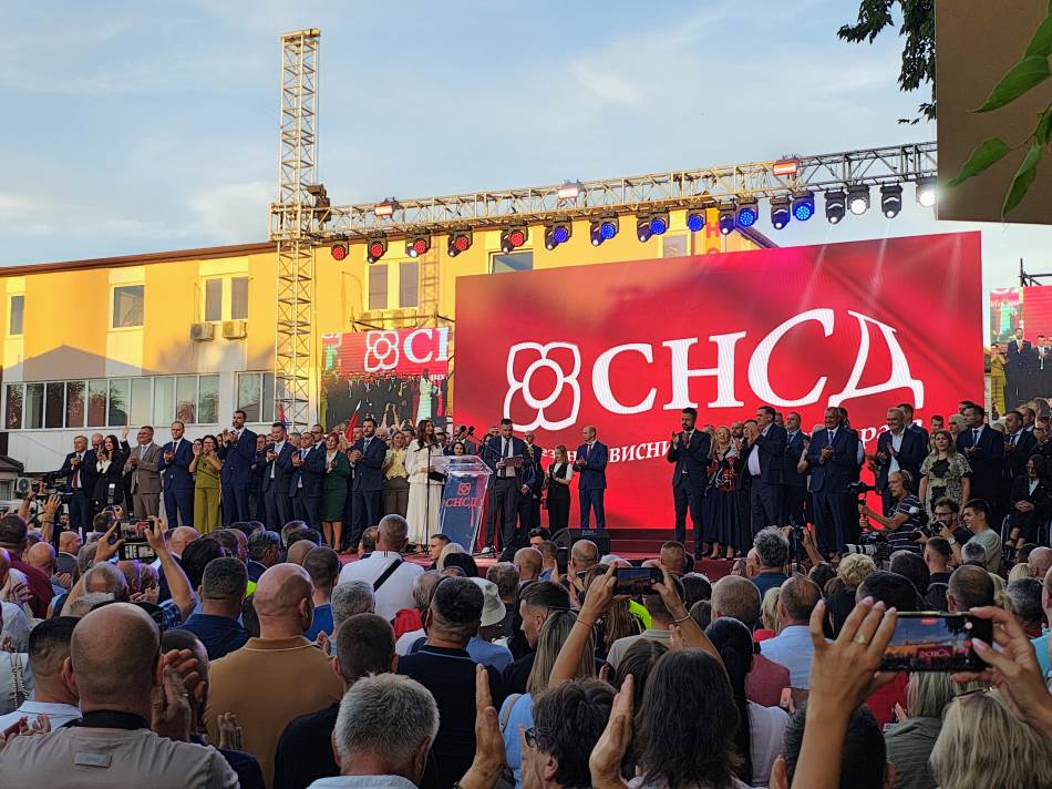 Predizborni skup SNSD-a u Šamcu: U fokusu porodica, vrtići i podrška mladima