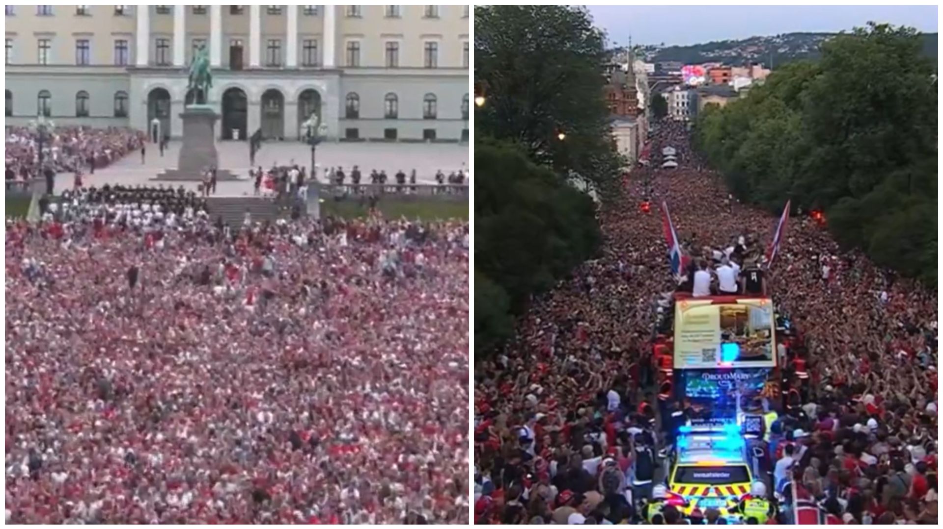 Video / Scene za pamćenje u Oslu: Haland i ekipa dočekani pred 90.000 navijača