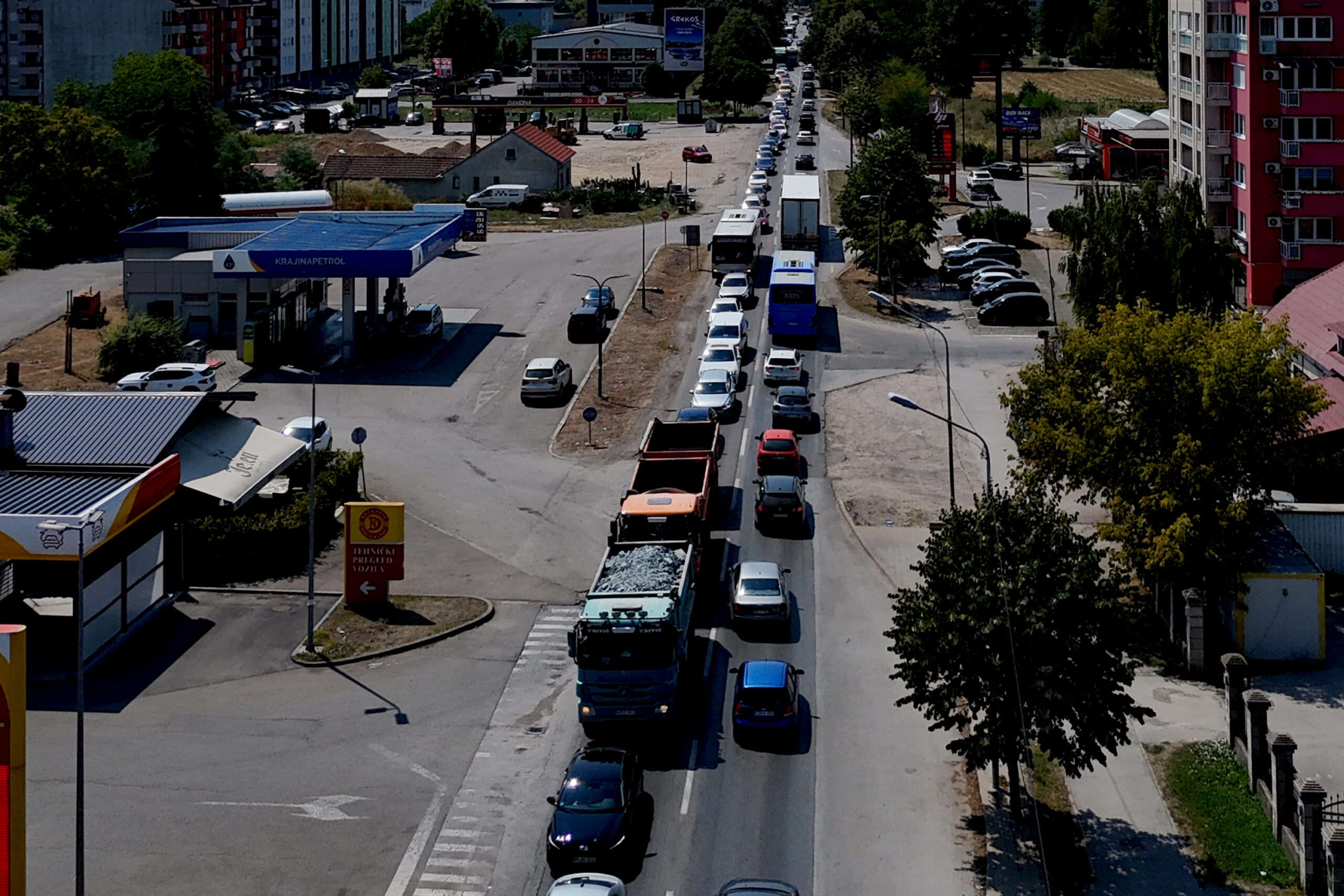 saobraćaj gužva , stara cesta 