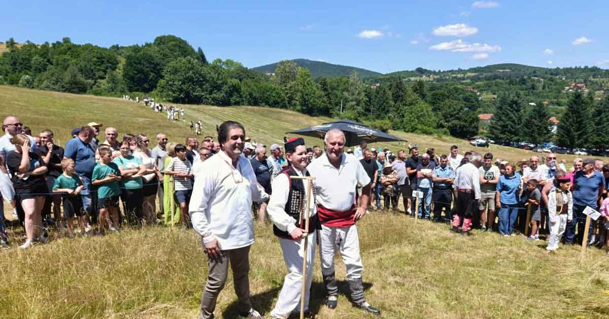 Mirko Kecman, pobjednik kosidbe na Balkani