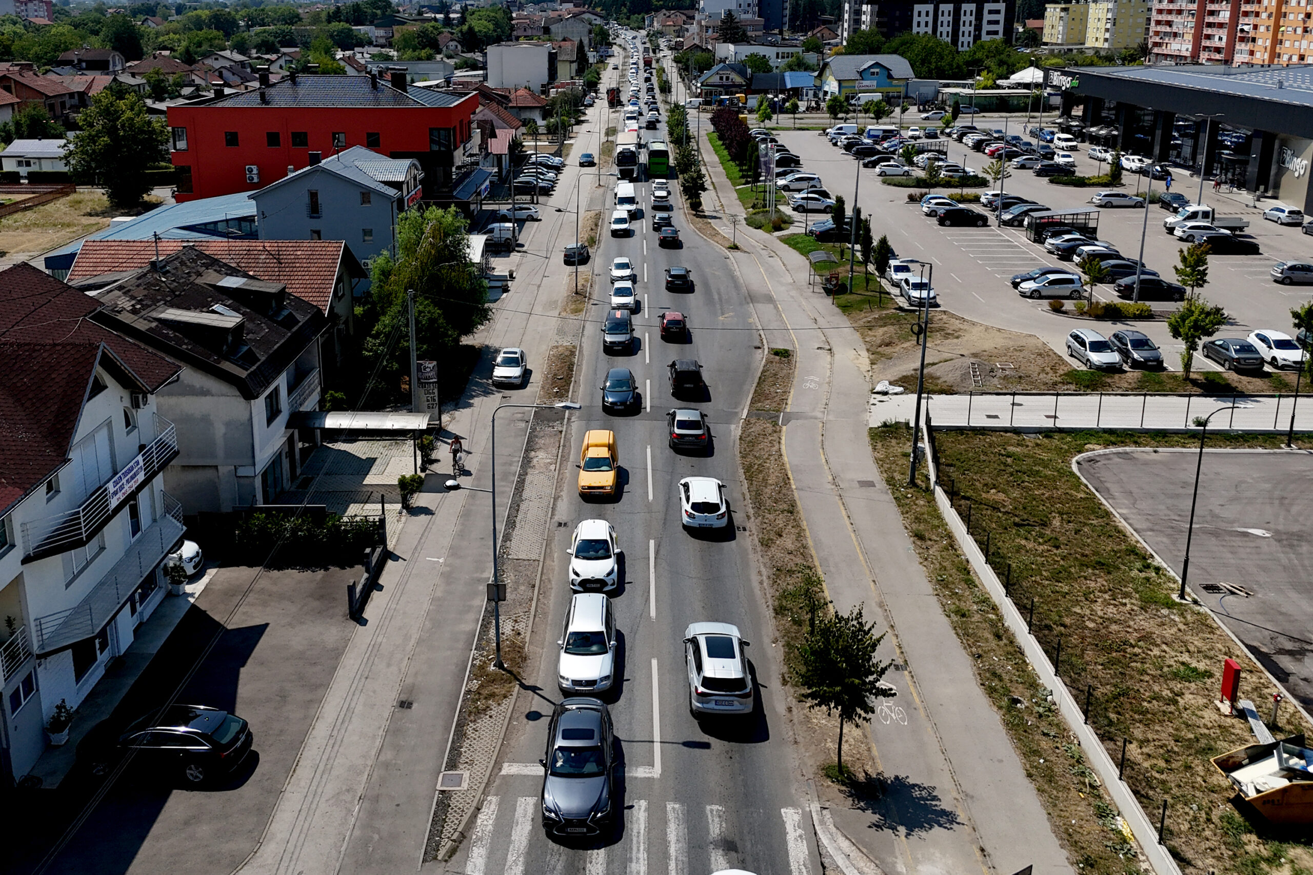 saobraćaj gužva , stara cesta 