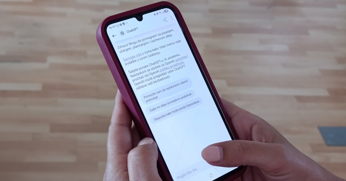 Primijetili ste ChatGPT na Viberu? Evo čemu služi nova AI opcija