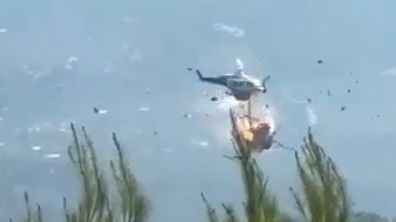 Video / Sudarila se dva helikoptera za gašenje požara, poginule dvije osobe