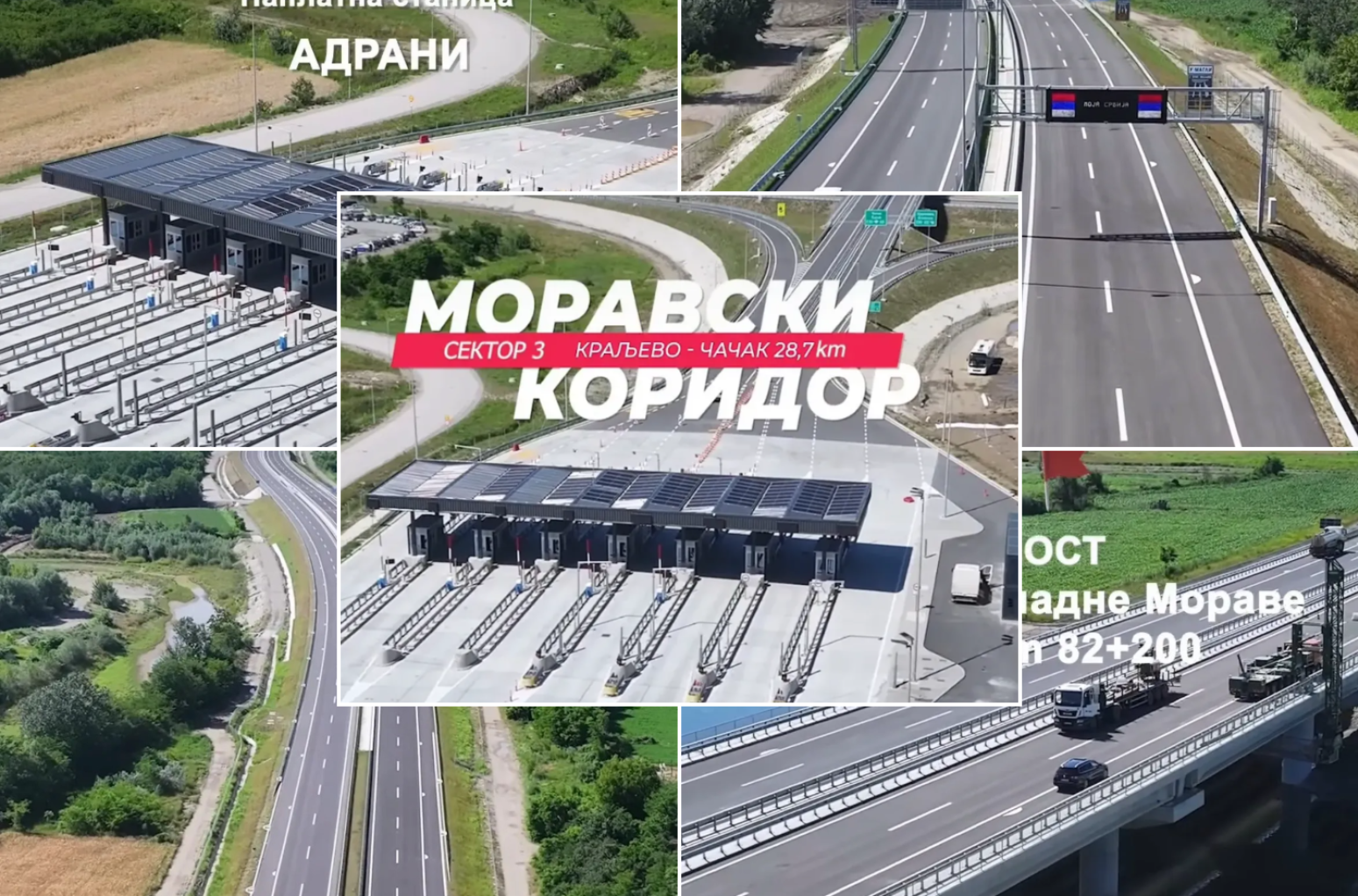 Otvara se nova deonica Moravskog koridora; Vučić objavio moćan snimak auto-puta, evo kako izgleda VIDEO