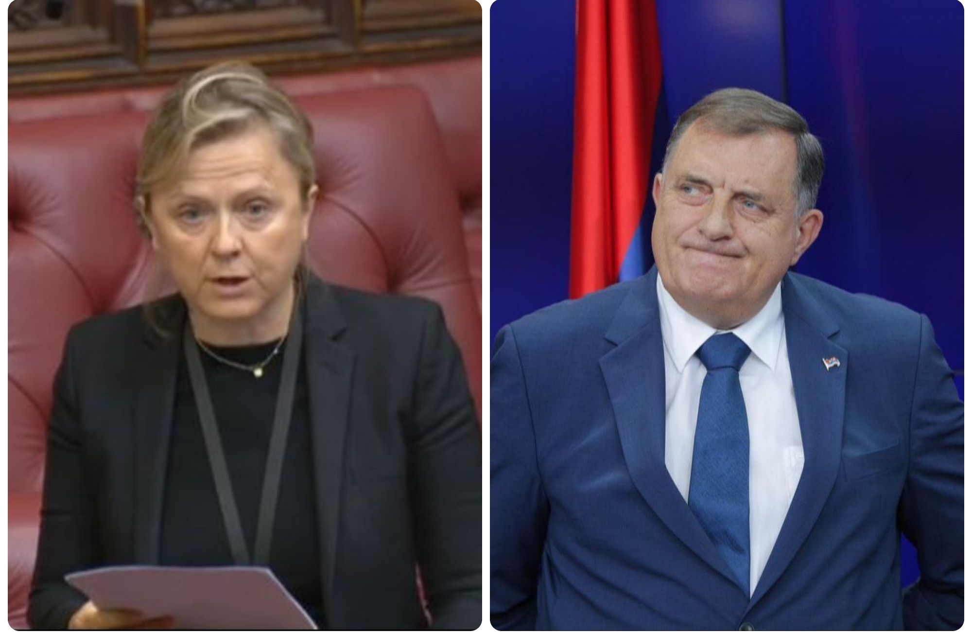 Baronesa Helić: Nove sankcije Dodiku su trebale biti davno uvedene, neaktivnost znači saučesništvo