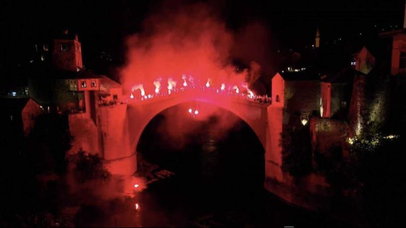 Mostar ponovo uz Zmajeve: Na Musali veliki ekran za spektakl protiv SAD-a
