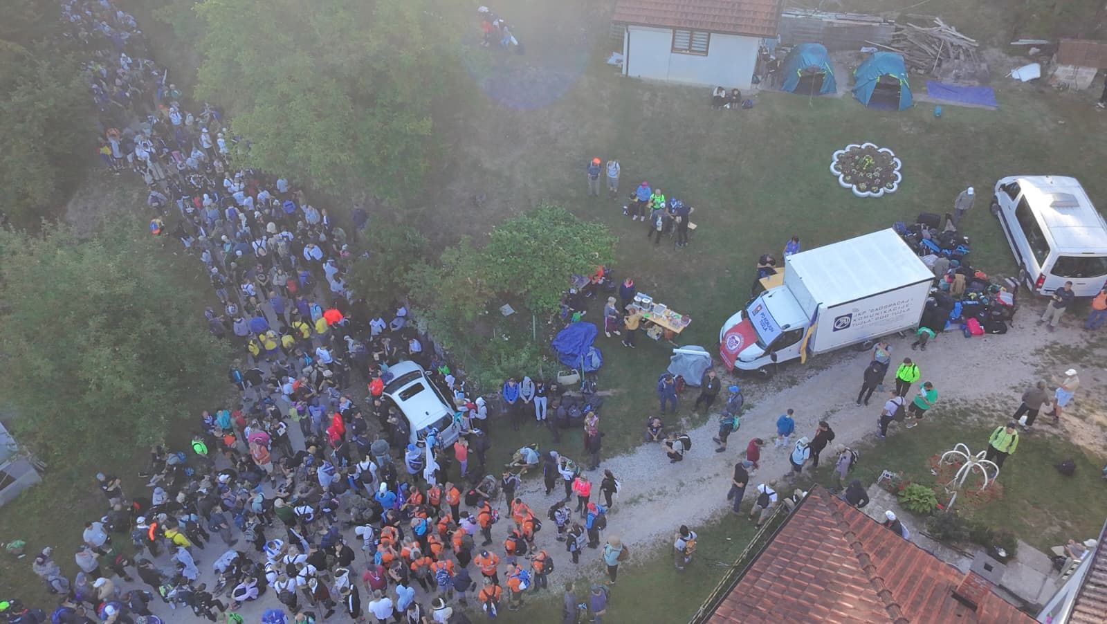 Kolona Marša mira nastavlja put ka Potočarima