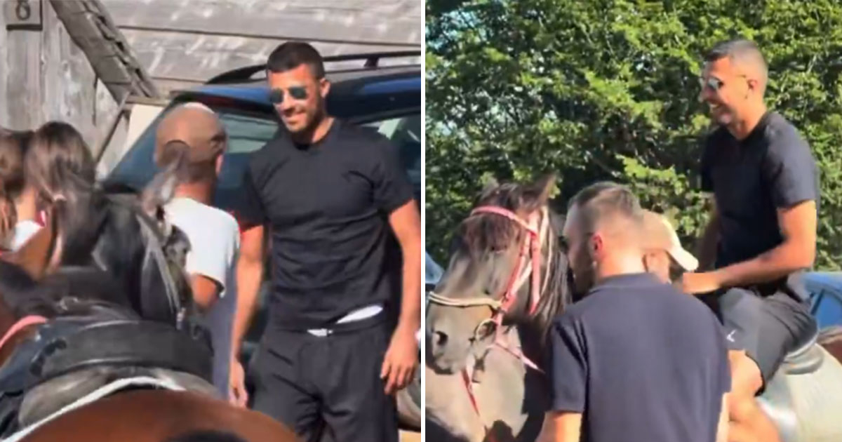 Španska fudbalska zvijezda u Crnoj Gori: Rodri jaše konje i uživa na Durmitoru (VIDEO)
