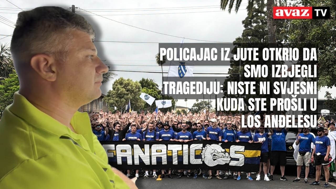 Video / Policajac iz Jute otkrio da smo izbjegli tragediju: Niste ni svjesni kuda ste prošli u Los Anđelesu