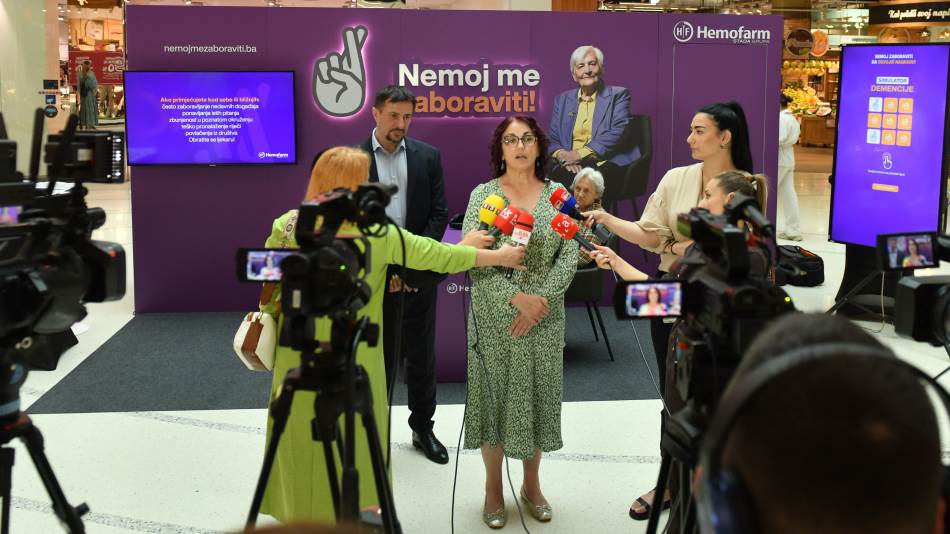 Hemofarm pokrenuo kampanju podizanja svijesti o ranom prepoznavanju demencije