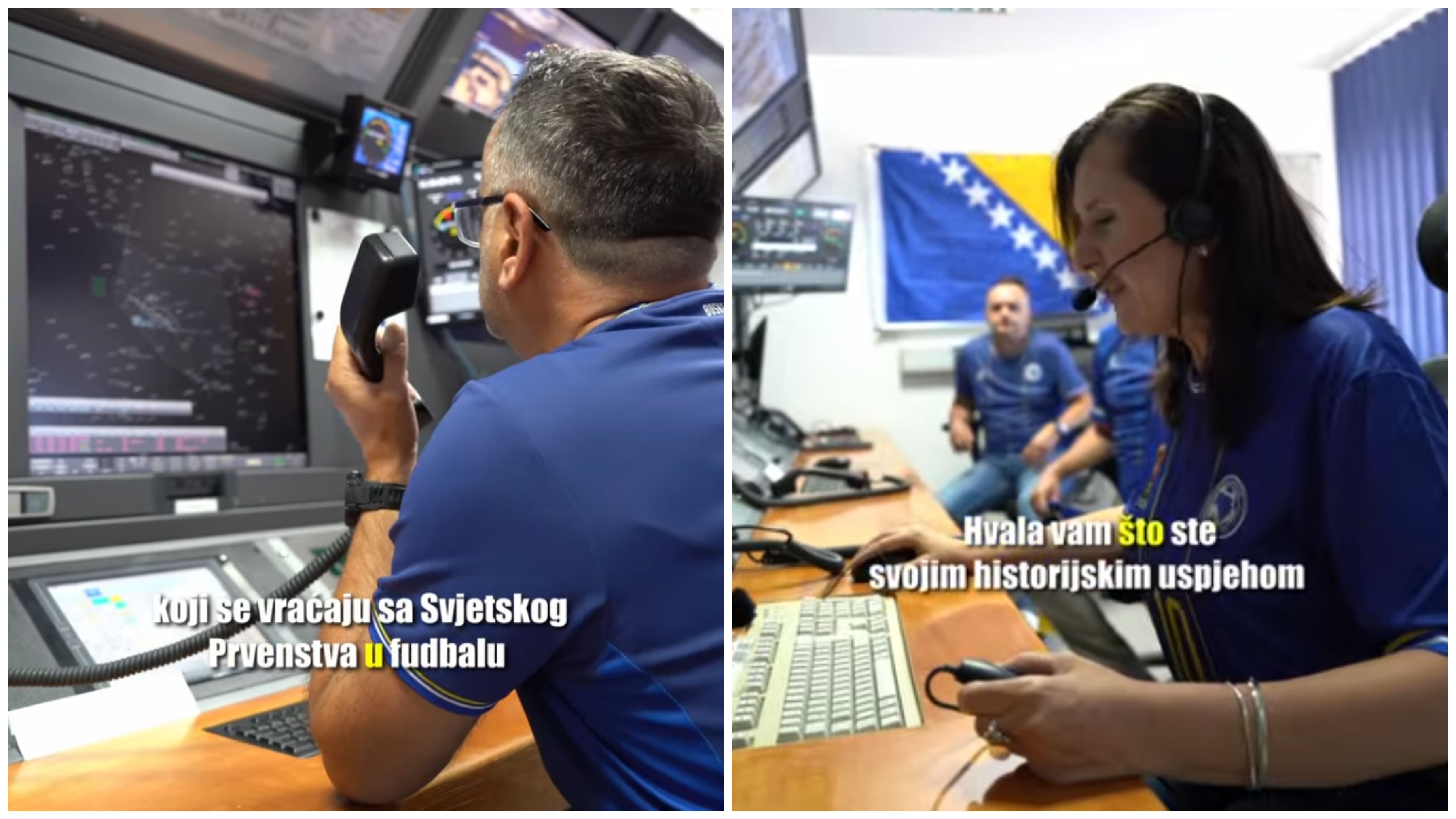 Kontrolori leta dočekali Zmajeve emotivnom porukom po povratku u BiH