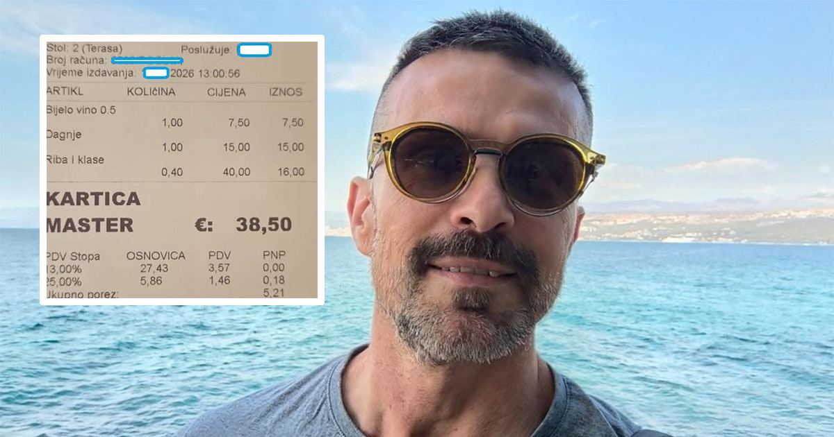 Hrvatski matematičar vratio vodu od 3,50 evra u kafiću, mreže se usijale