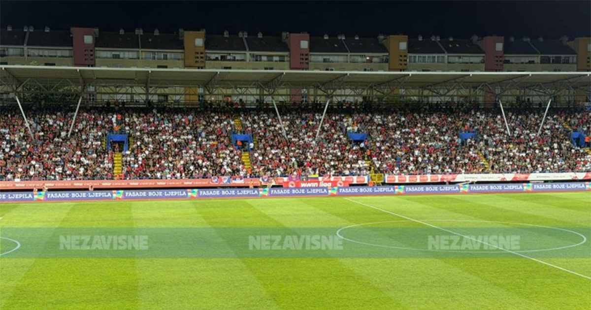 Borcu stigla rigorozna kazna UEFA: Dio stadiona biće zatvoren